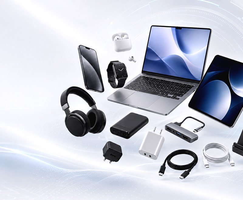 Mobile phone, tablet, laptop and wearable accessories